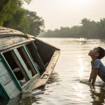 boy survives boat