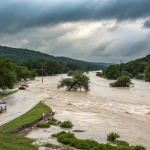 flash floods texas hill