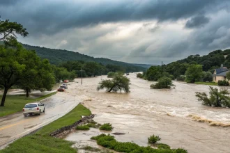 flash floods texas hill