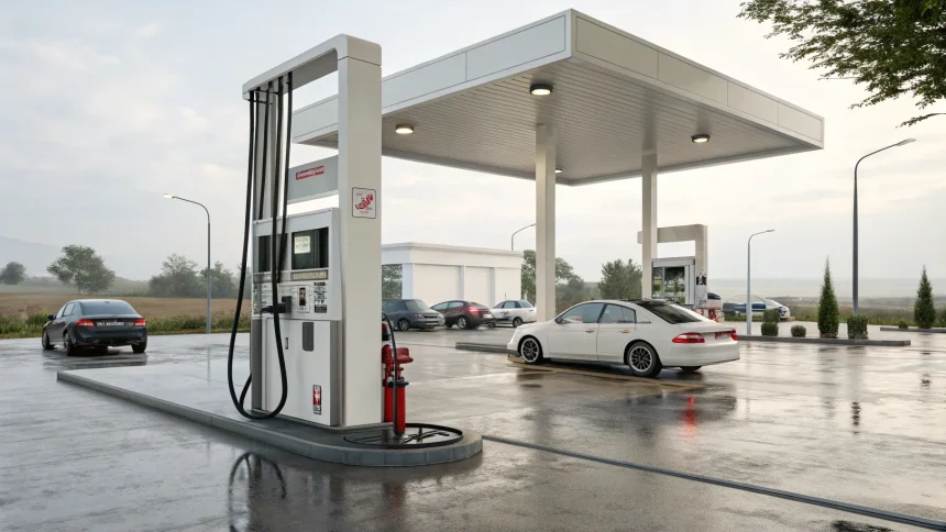 gas prices rise modestly