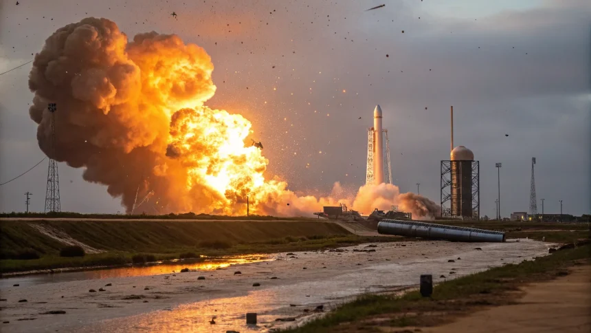 spacex rocket explosion