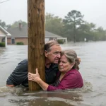 texas couple survives flood