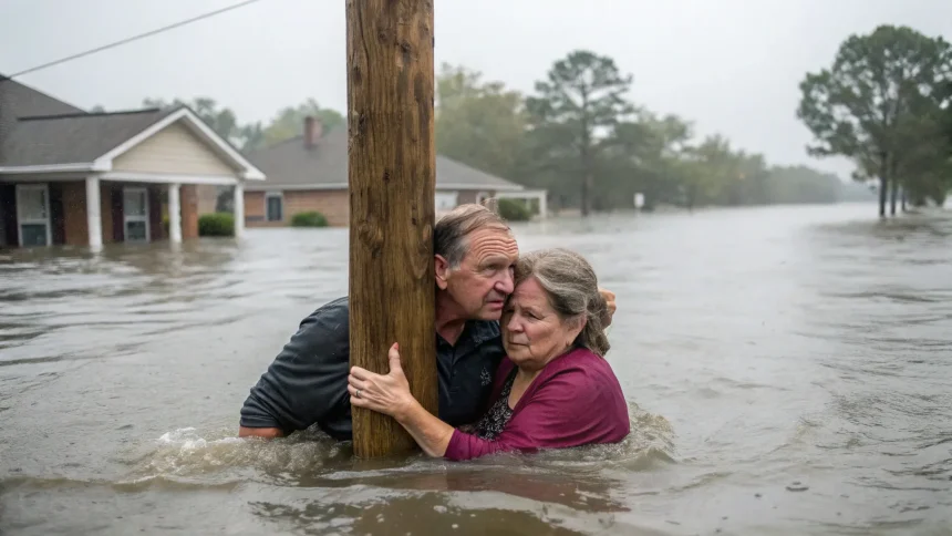 texas couple survives flood