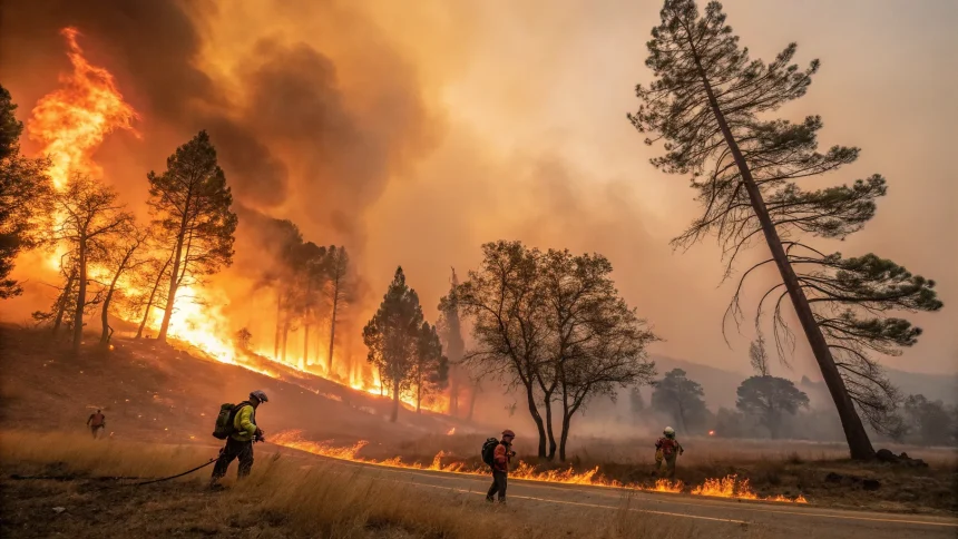 california wildfire largest year