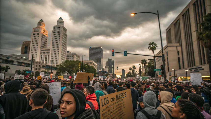 immigration crackdown sparks protests
