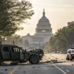 national guard vehicle crashes
