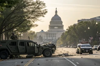 national guard vehicle crashes