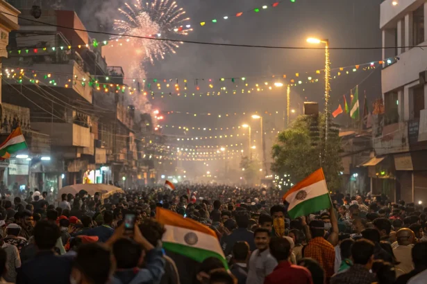 cricket fever sweeps india after victory