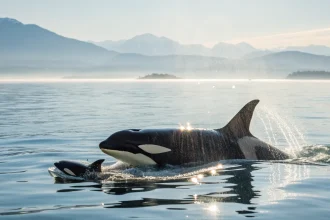 endangered orca carries dead newborn