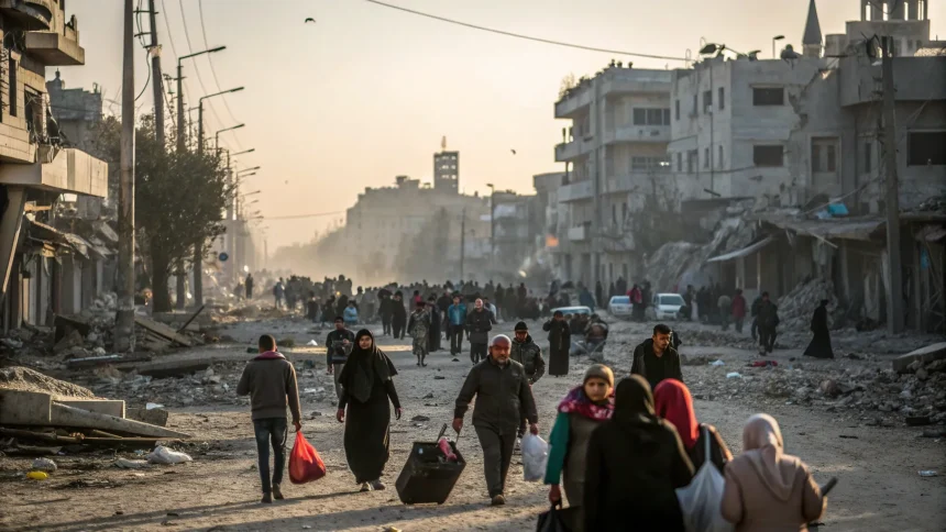 israel gaza offensive traps civilians