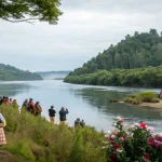 mapuche celebrate tripantu along pilmaiquen