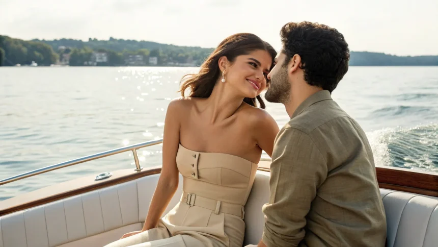 selena gomez boat trip