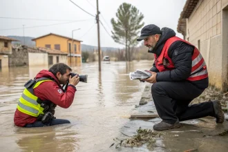 spanish photographer flood volunteer portraits