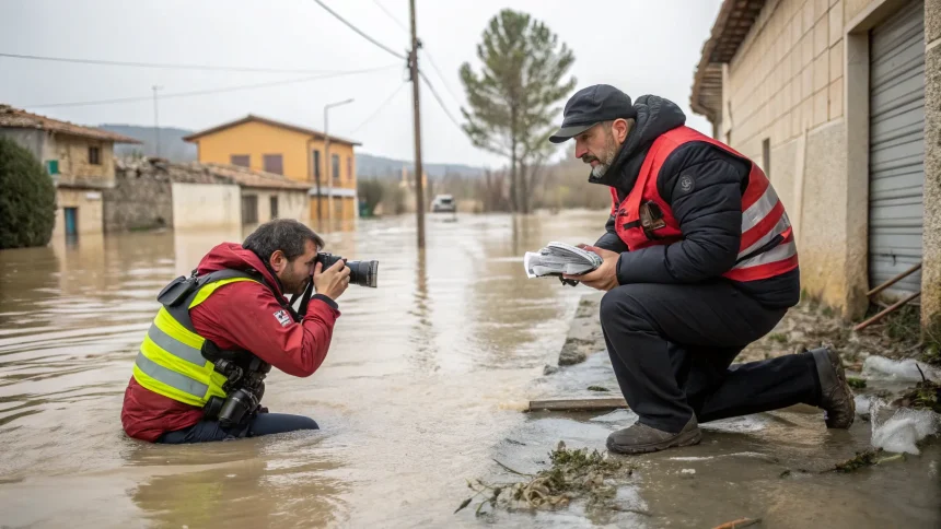 spanish photographer flood volunteer portraits