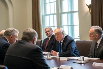 trump meets congressional leaders talks