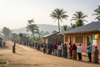 cameroon votes oldest president seeks term