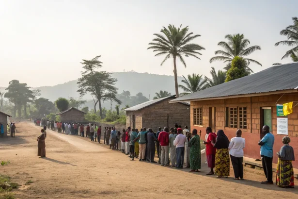 cameroon votes oldest president seeks term
