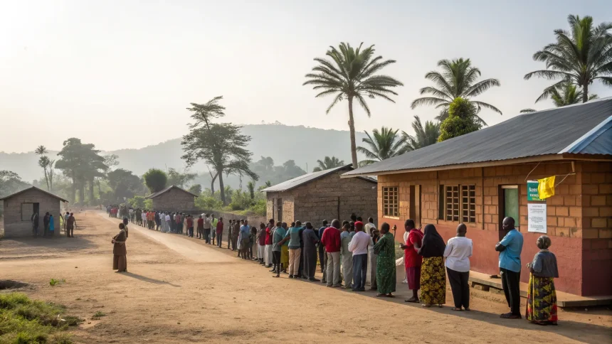 cameroon votes oldest president seeks term