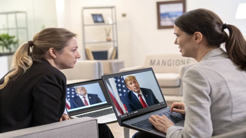 doj employees share trump video claiming