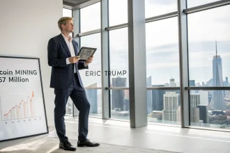 eric trump bitcoin mining venture valued