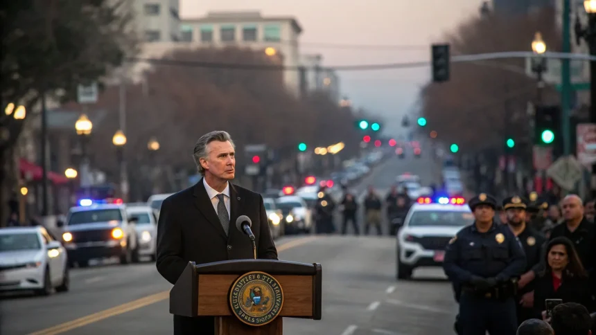 governor condemns federal agents street clashes
