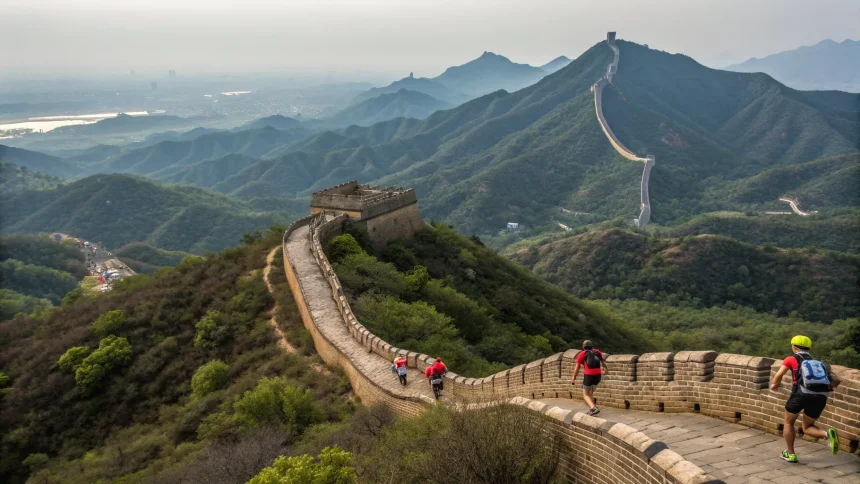 great wall china race india