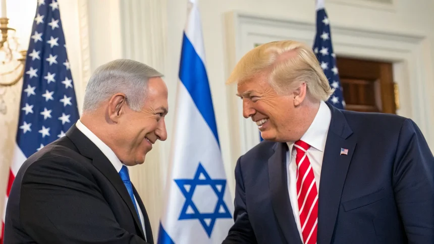 netanyahu praises trump greatest white house