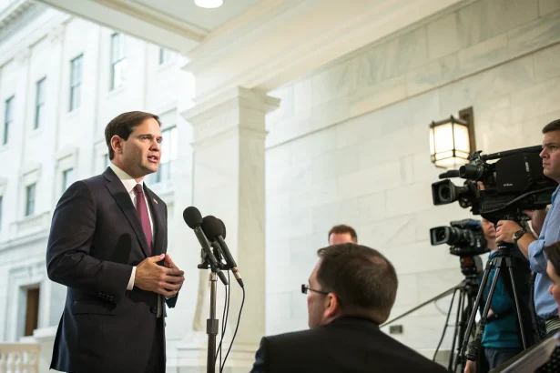 rubio rejects policy shift israel trip