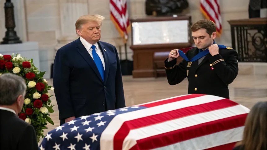 trump awards medal freedom charlie kirk