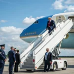 trump heads asia amid shutdown