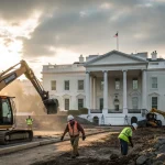 white house east wing demolition begins
