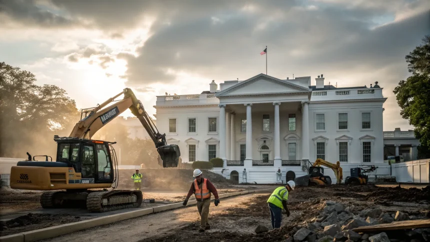 white house east wing demolition begins