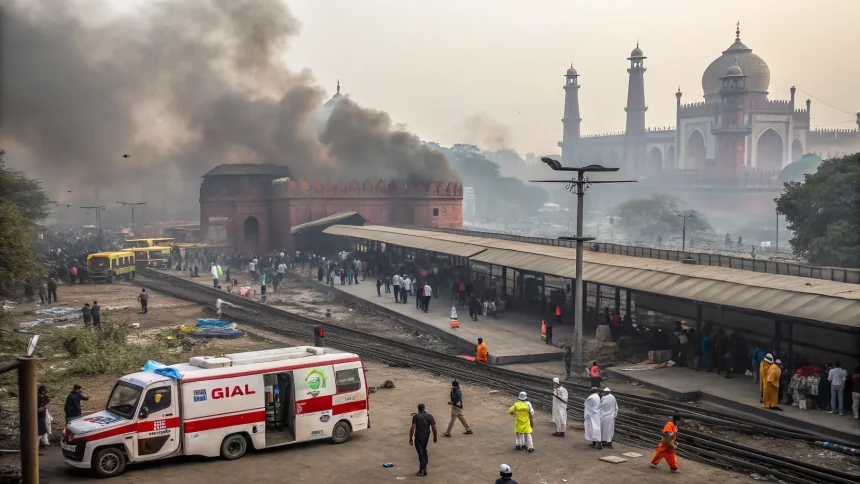 delhi metro station deadly blast