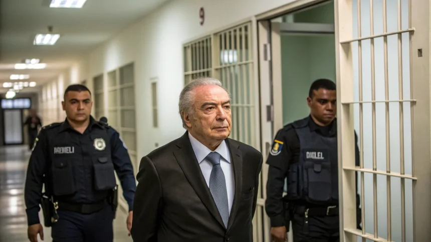 former brazilian leader begins sentence
