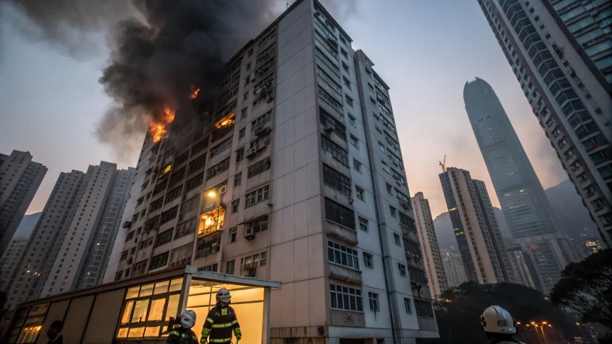 hong kong high rise fire kills