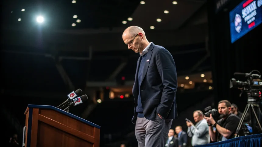 hurley fumes after uconn falls arizona