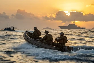 # troops shielded in boat strikes