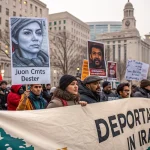 activists decry deportations amid iran crackdown