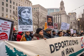 activists decry deportations amid iran crackdown