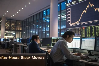 after hours stock movers draw focus