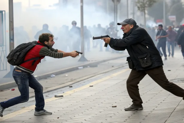 bystander stops armed attacker intervention