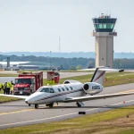 cessna jet crashes statesville airport