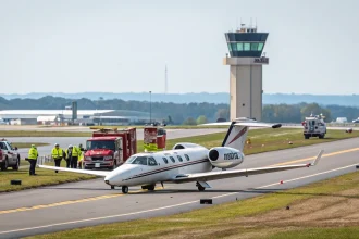 cessna jet crashes statesville airport