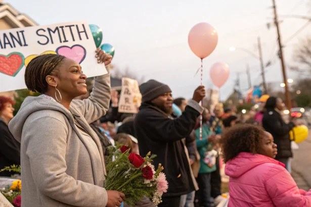 community rallies for imani smith
