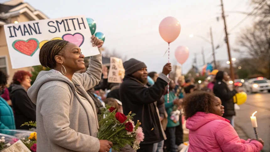 community rallies for imani smith