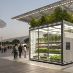 futuristic mini greenhouse debuts at expo