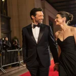 hugh jackman steps out with sutton foster