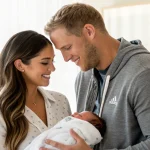 jared goff welcomes daughter christen harper