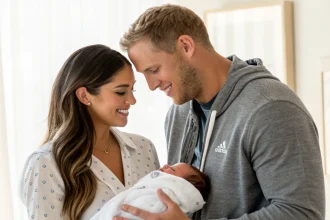 jared goff welcomes daughter christen harper