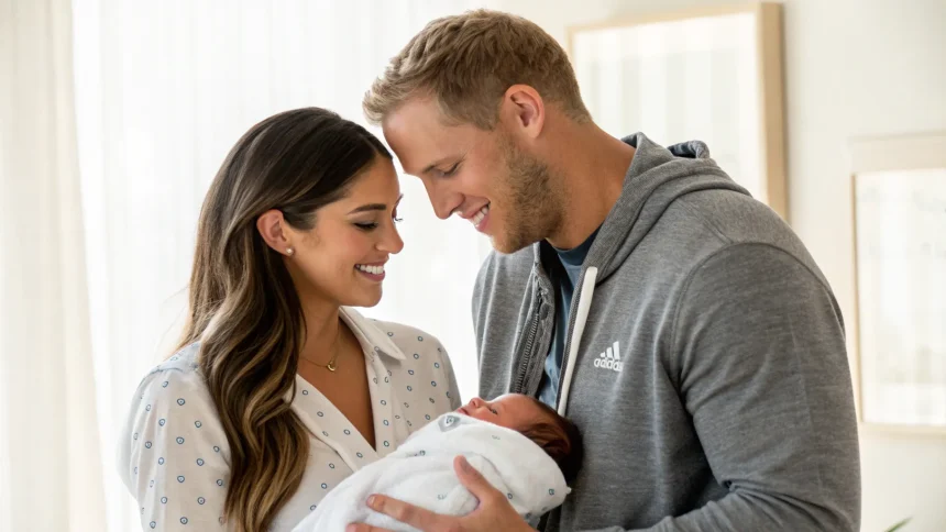 jared goff welcomes daughter christen harper